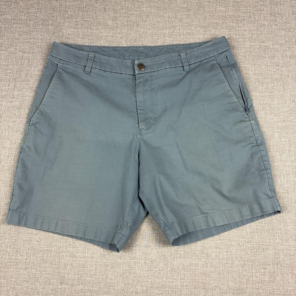 Lululemon Commission Short Classic Mens 34 Blue Chino 9 Inseam LM7AUDS